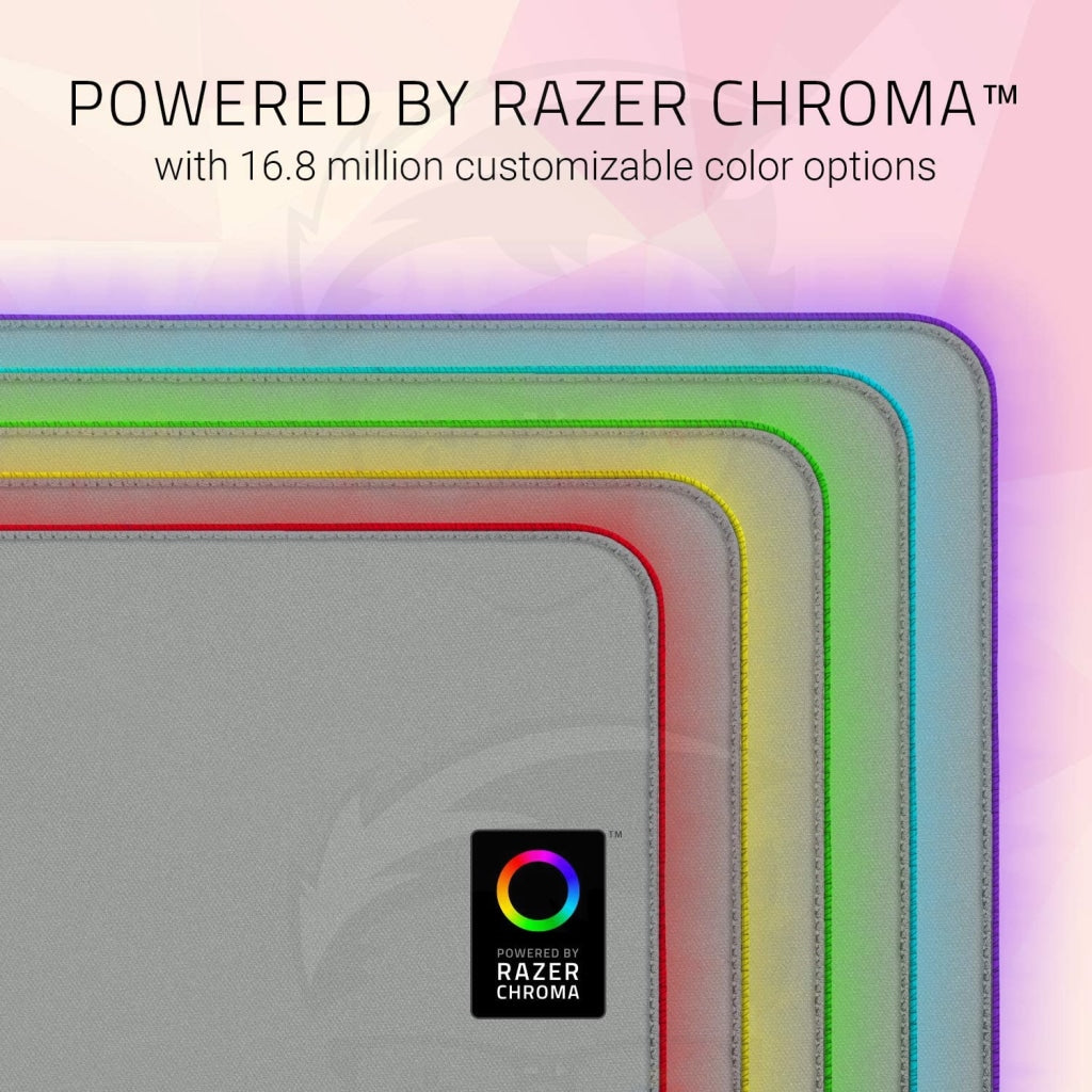 Razer Goliathus Extended Mouse Pad: Chroma RGB Lighting - Quartz Pink Razer Goliathus Extended Mouse Pad: Chroma RGB Lighting - Quartz Pink